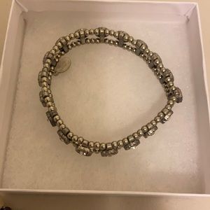 Silver chain decorative bracelet